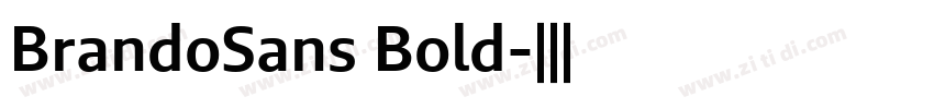 BrandoSans Bold字体转换 BrandoSans Bold字体转换
